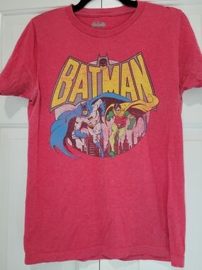 Vintage Batman & Robin Red Graphic Tee